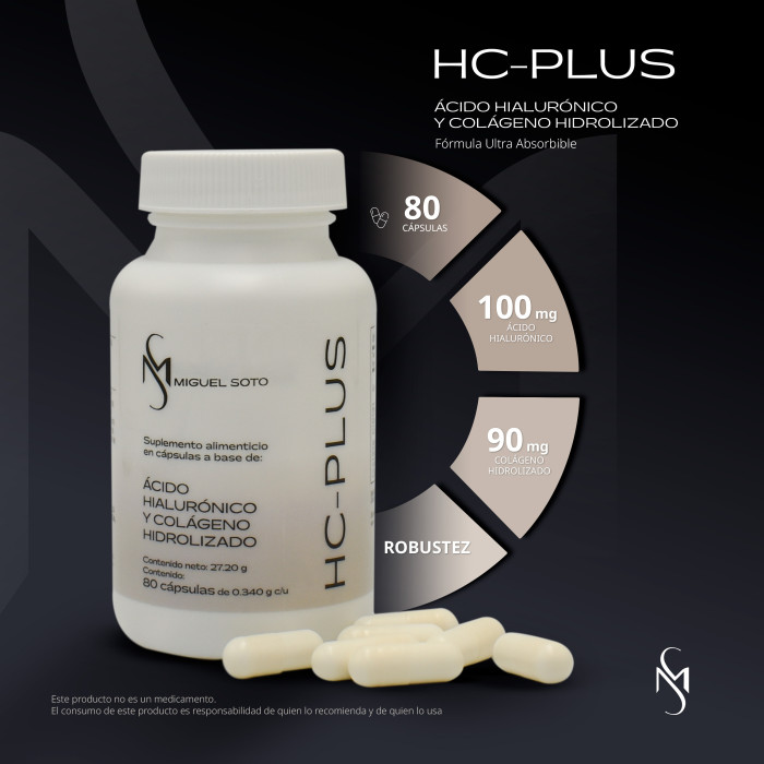 Ácido Hialurónico y Colágeno Hidrolizado HC-PLUS