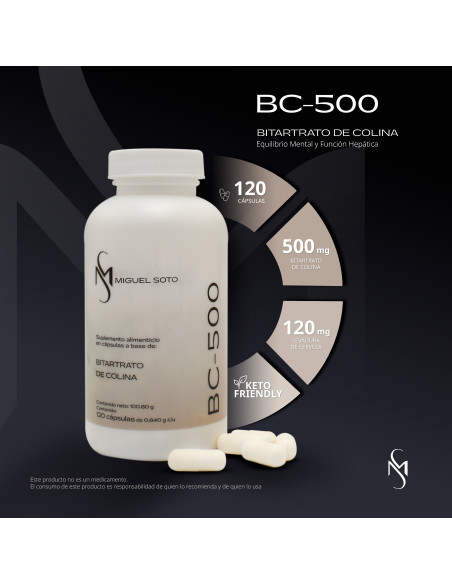 Bitartrato de Colina Vegano BC-500