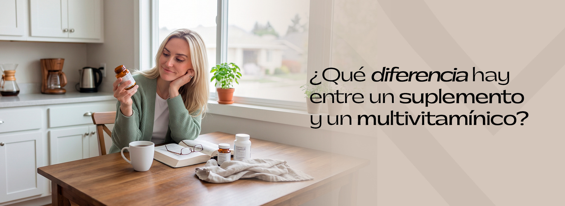 ¿Qué diferencia hay entre un suplemento y un multivitamínico?
