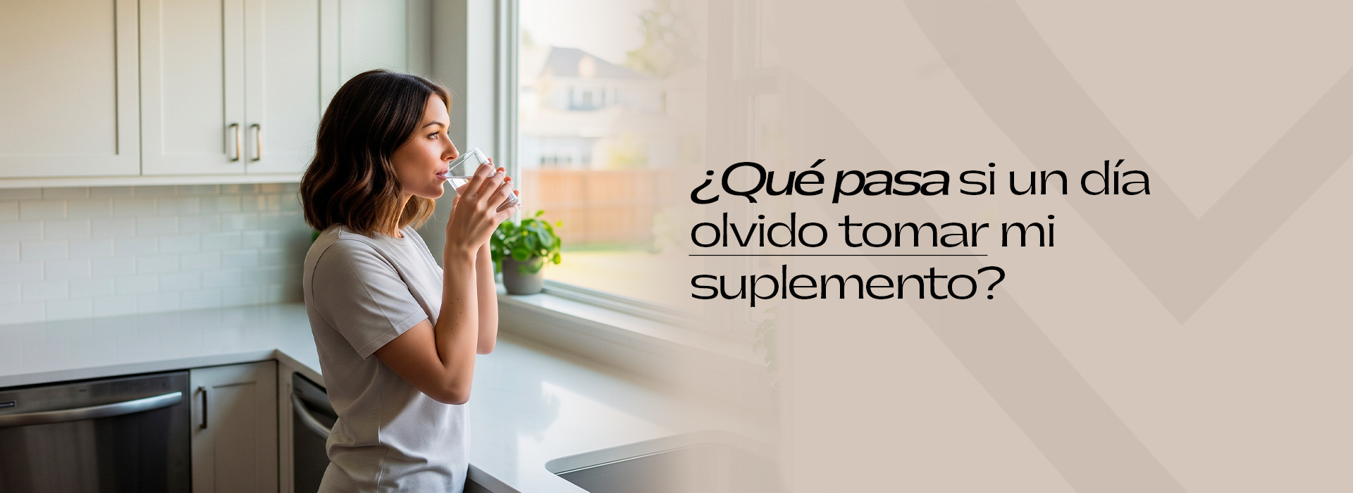 ¿Qué pasa si un día olvido tomar mi suplemento?
