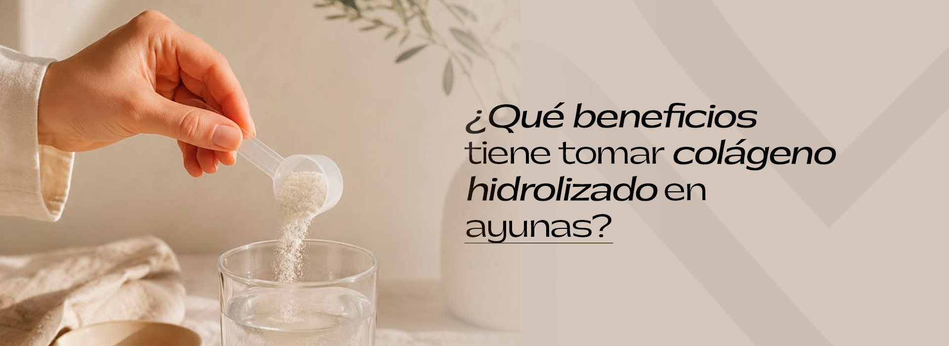 ¿Qué beneficios tiene tomar colágeno hidrolizado en ayunas?